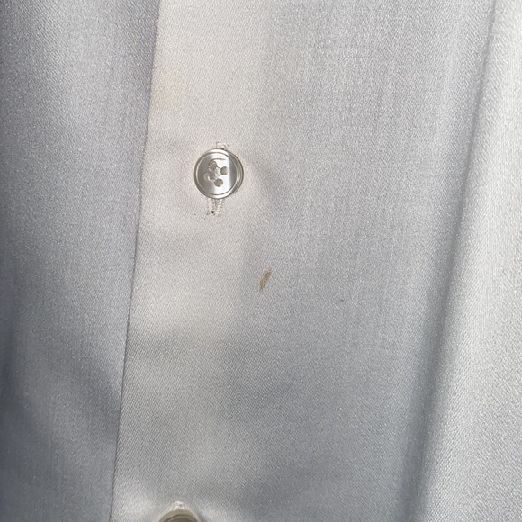 GEOFFREY BEENE Classic Fit long sleeve white button shirt, tie not included. - Picture 5 of 7